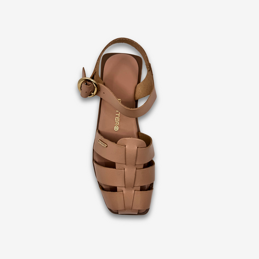 صندل بوتارو للسيدات مصنوع من الجلد