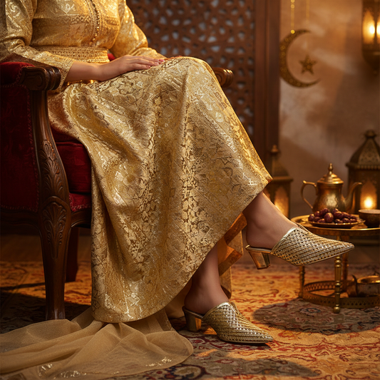 حذاء نسائي بكعب متوسط من ريو