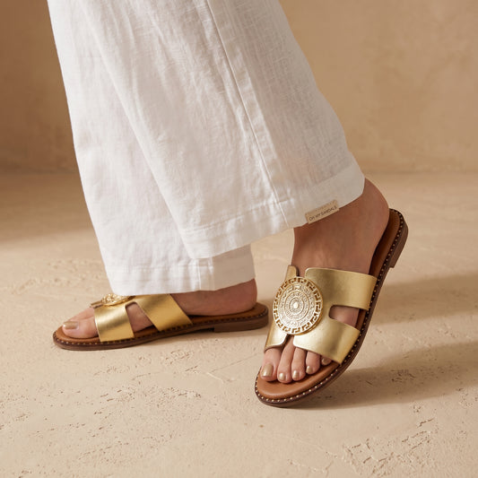OH MY SANDAL حذاء نسائي من الجلد