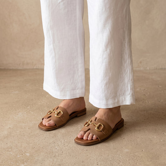 OH MY SANDAL حذاء نسائي من الجلد