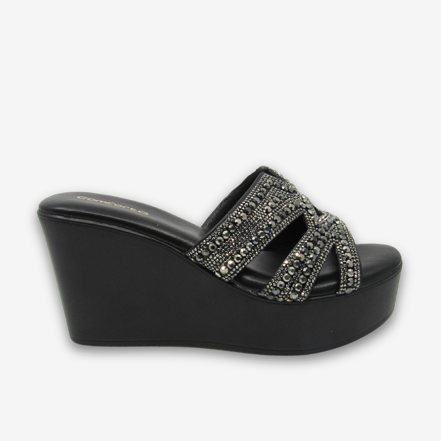 حذاء نسائي مريح بكعب مرتفع