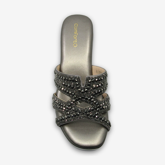 حذاء نسائي مريح بكعب مرتفع