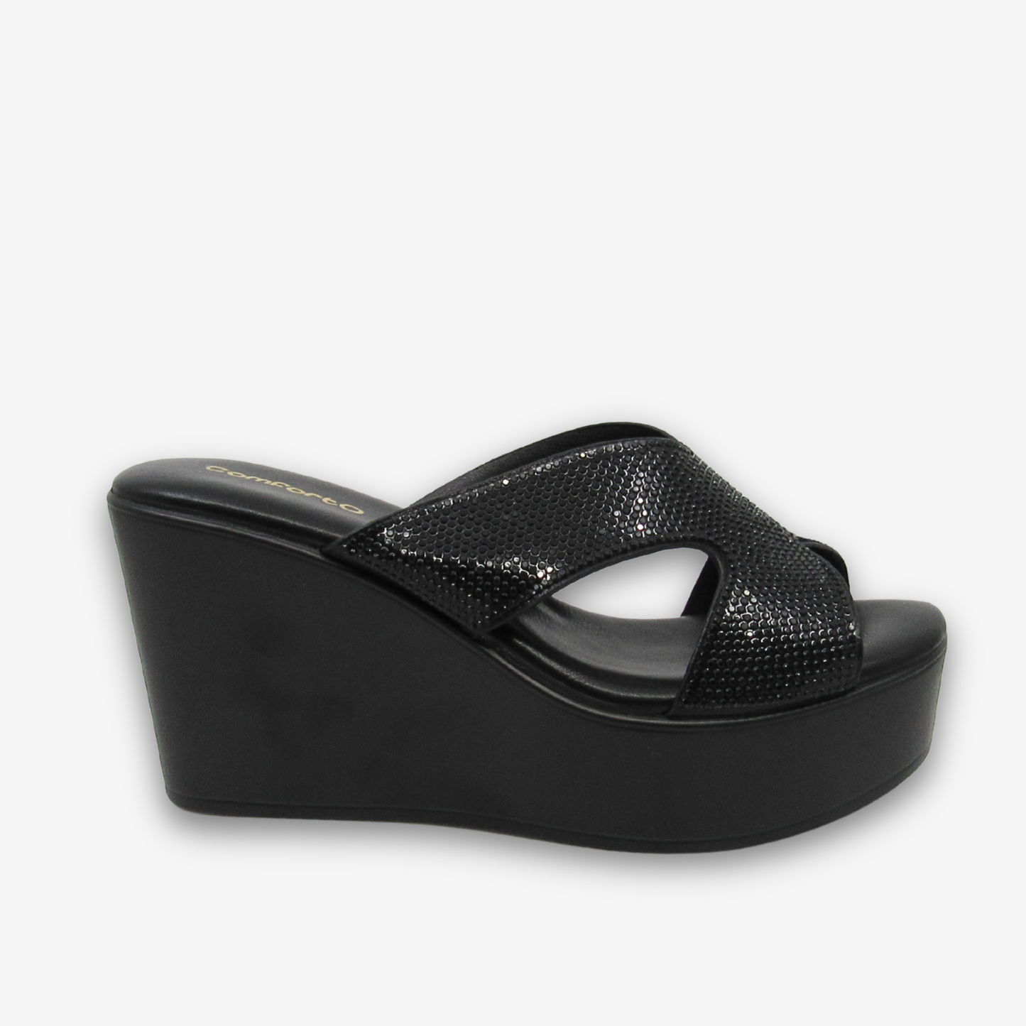 حذاء نسائي مريح بكعب مرتفع