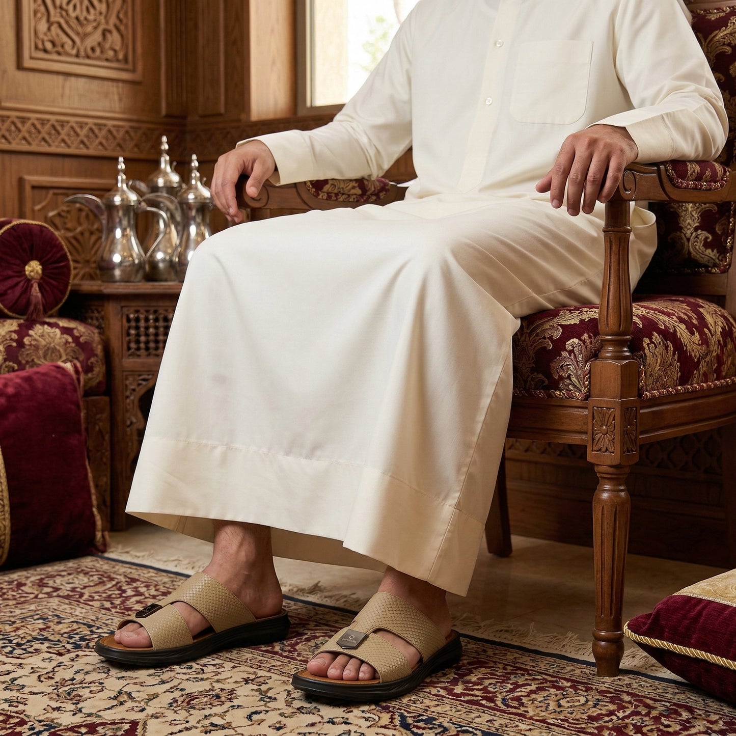 COMFORTO MEN SLIPPER LEATHER
