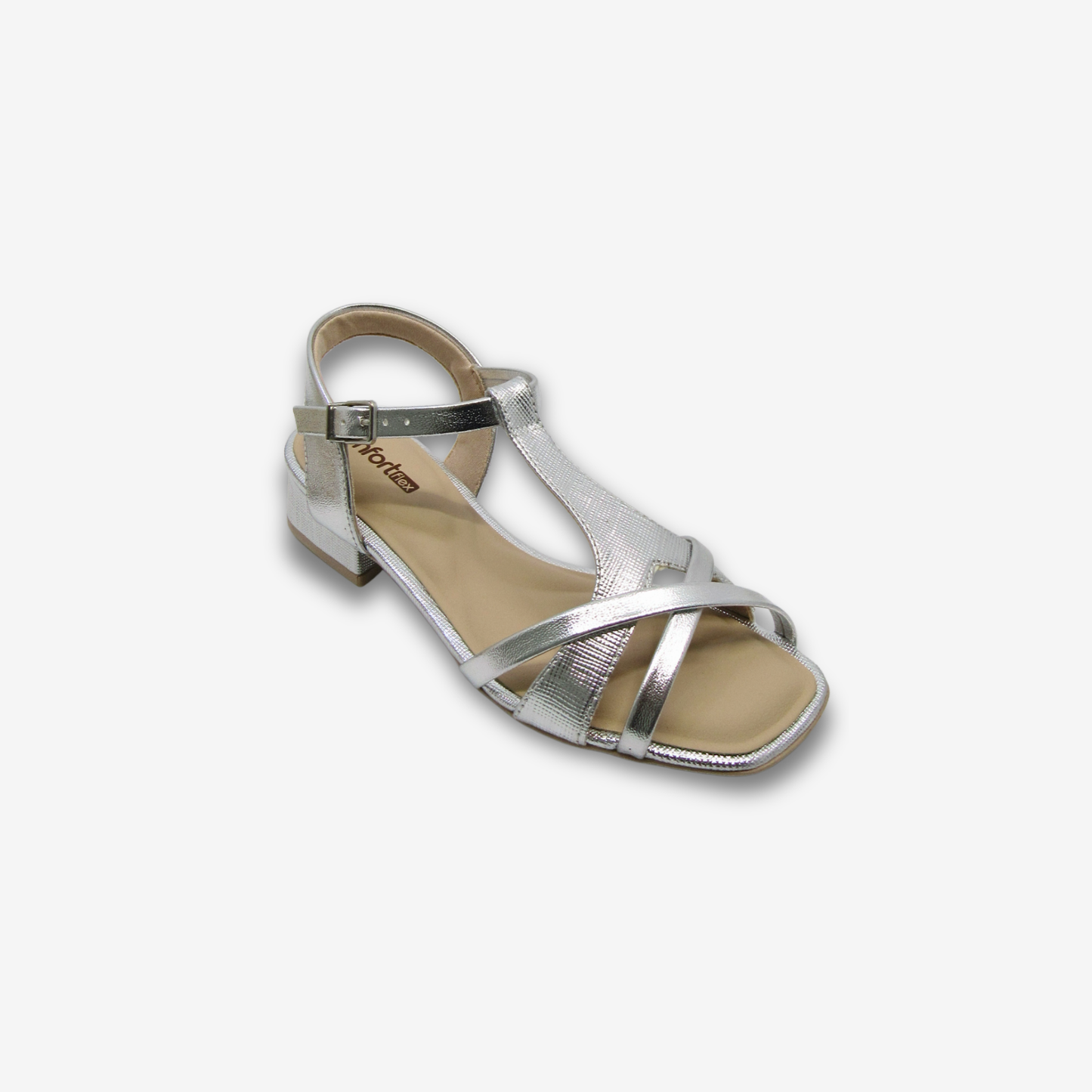 صندل نسائي بكعب منخفض COMFORT FLEX