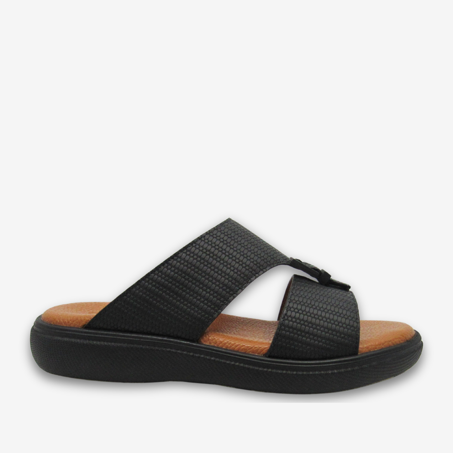 نعال رجالي من الجلد الطبيعي من كومفورتو