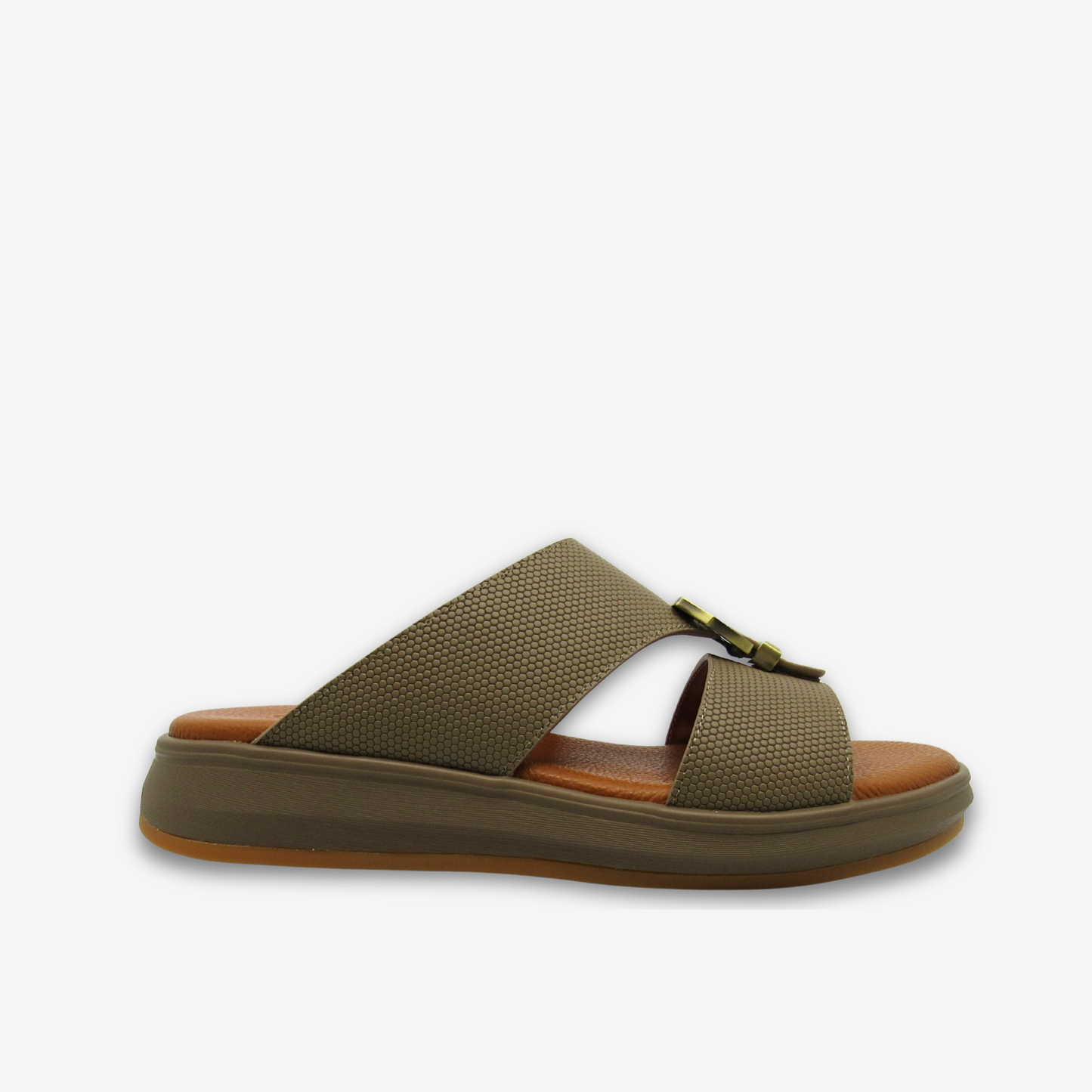 نعال رجالي من الجلد الطبيعي من كومفورتو