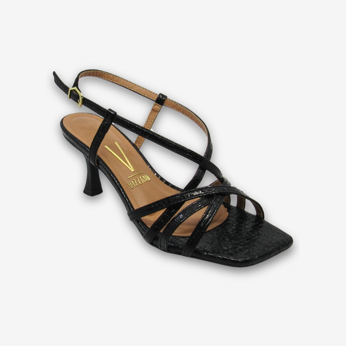 صندل نسائي بكعب منخفض من فيزانو