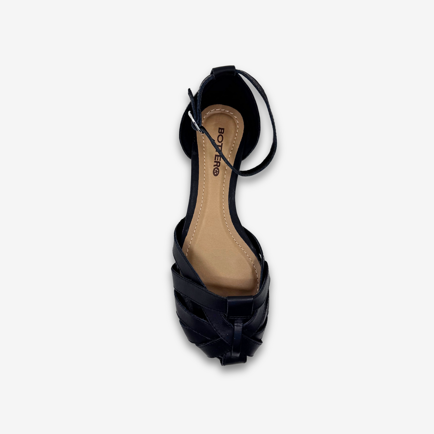BOTTARO LADIES FLAT SANDALS LEATHER
