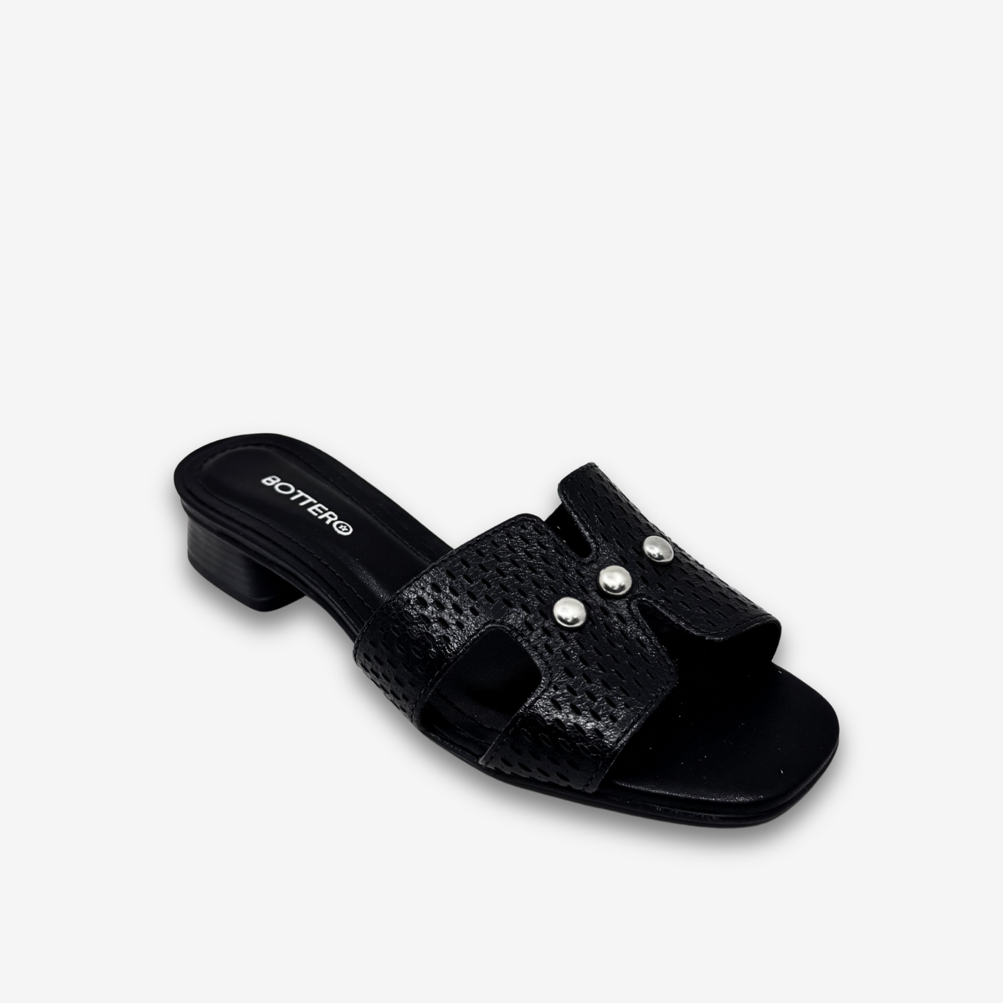 BOTTARO LADIES LOW HEELS SLIPPERS LEATHER