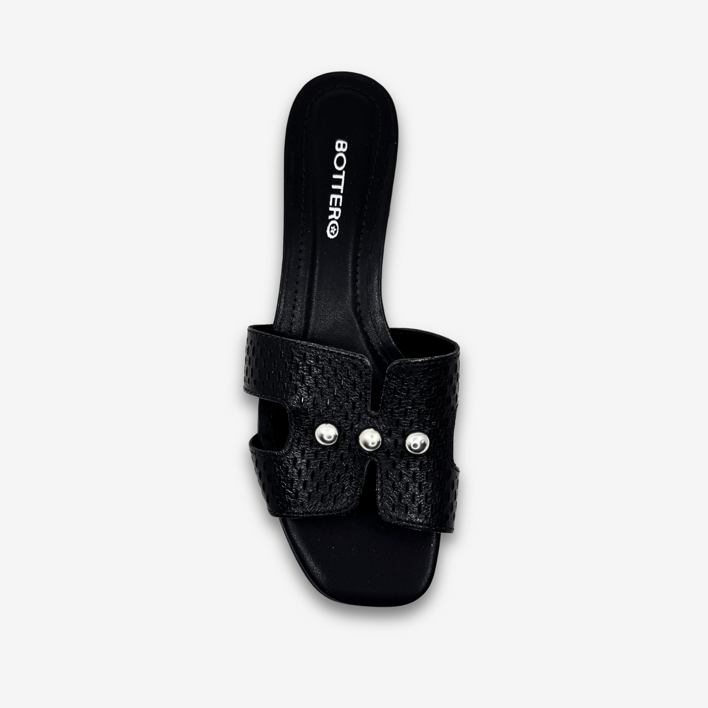 BOTTARO LADIES LOW HEELS SLIPPERS LEATHER