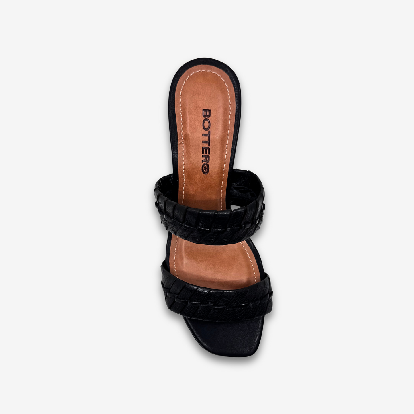 BOTTARO LADIES HEELS SLIPPERS LEATHER