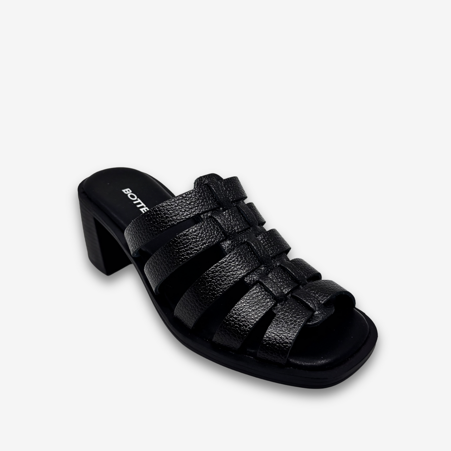 BOTTARO LADIES HEELS SLIPPERS LEATHER