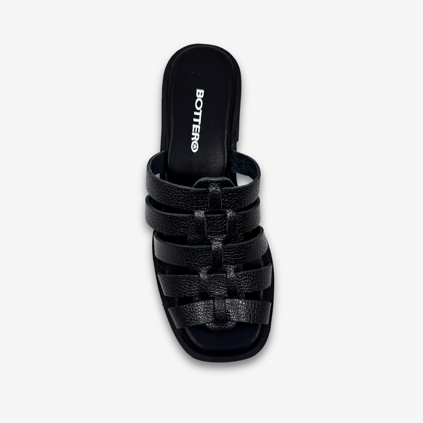 BOTTARO LADIES HEELS SLIPPERS LEATHER