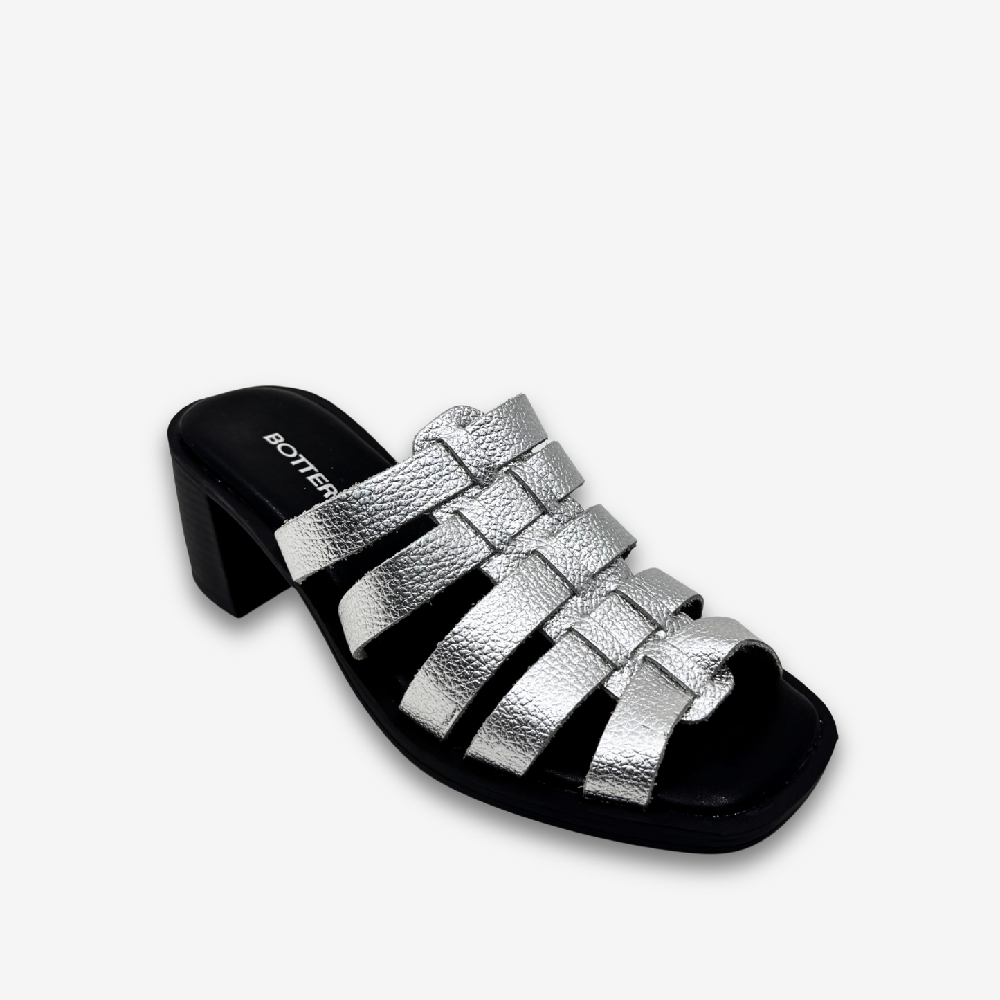BOTTARO LADIES HEELS SLIPPERS LEATHER