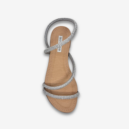 BOTTARO LADIES FLAT SANDALS LEATHER