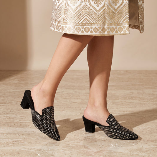 حذاء ريو MULE نسائي بكعب متوسط