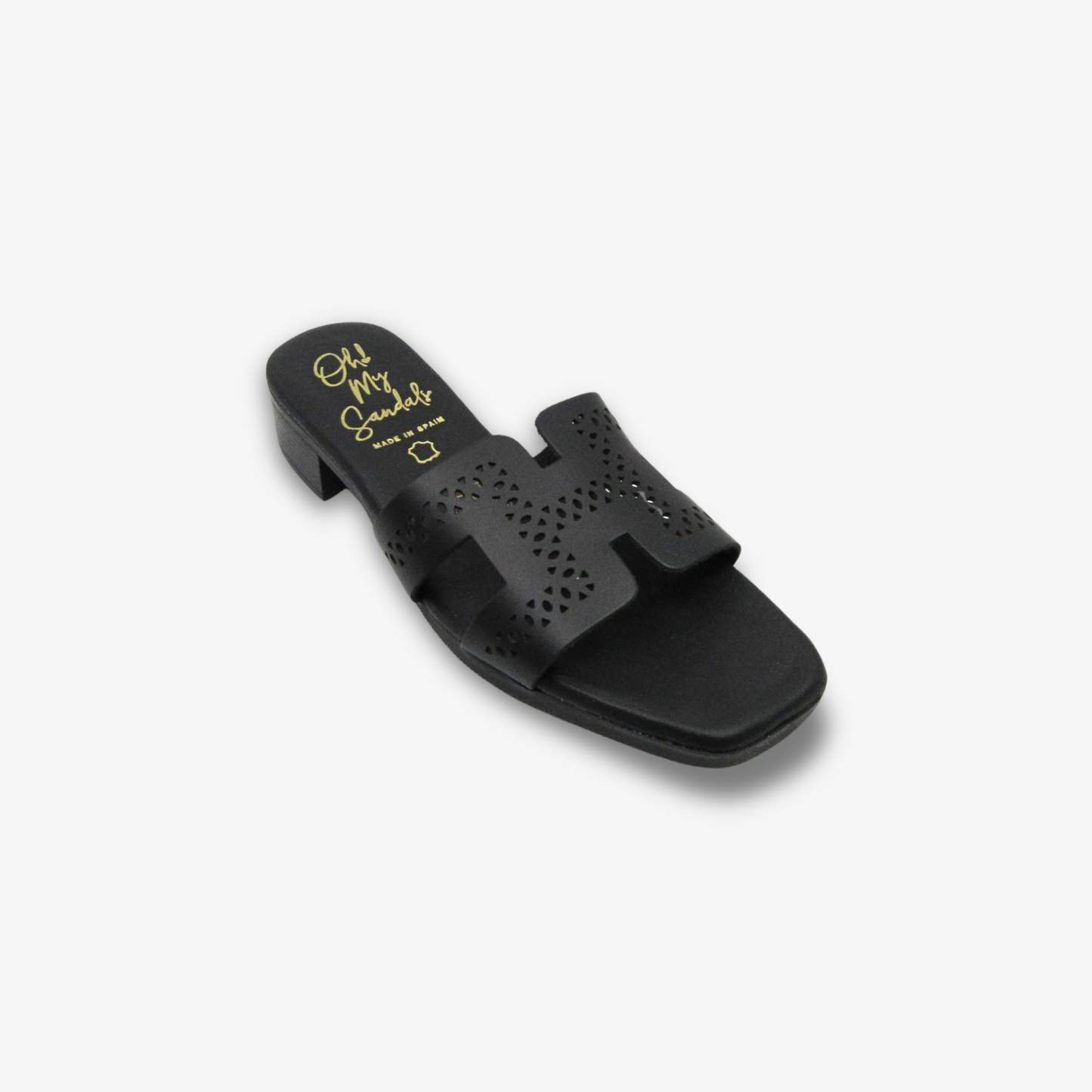 OH MY SANDAL،  نسائي من الجلد بكعب منخفض