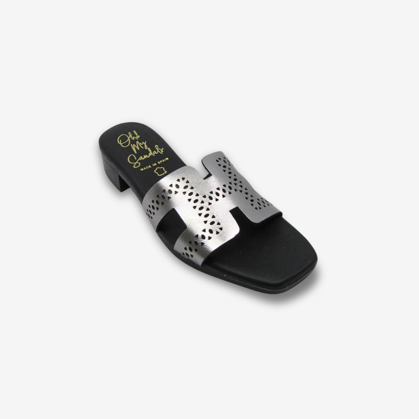 OH MY SANDAL،  نسائي من الجلد بكعب منخفض
