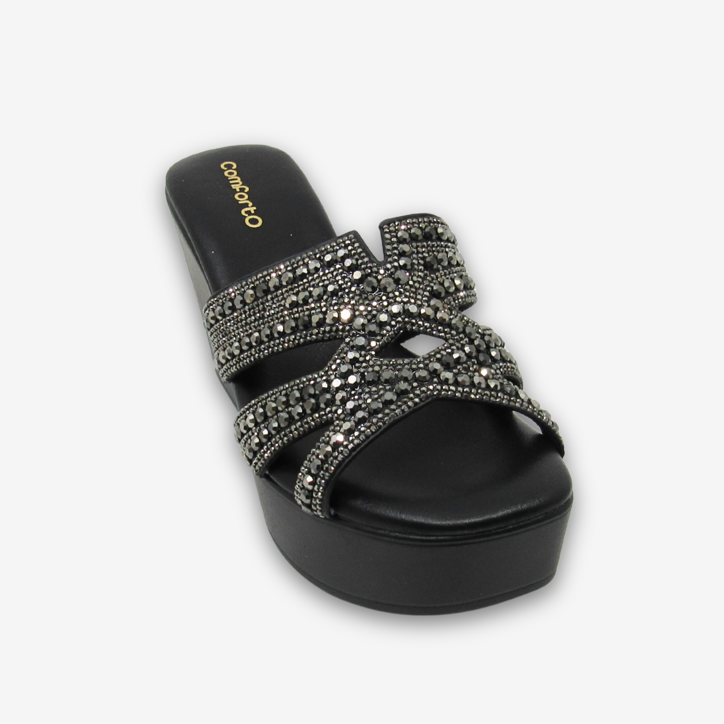 حذاء نسائي مريح بكعب مرتفع