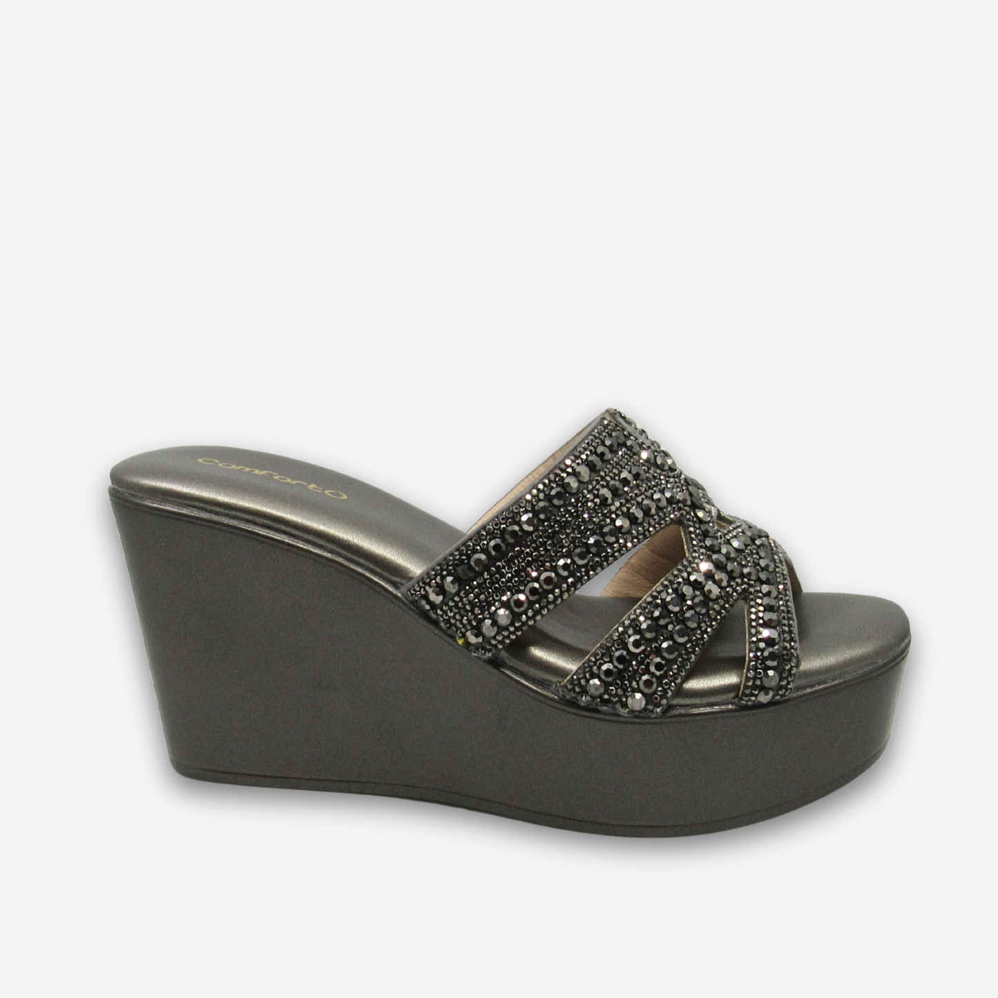 حذاء نسائي مريح بكعب مرتفع