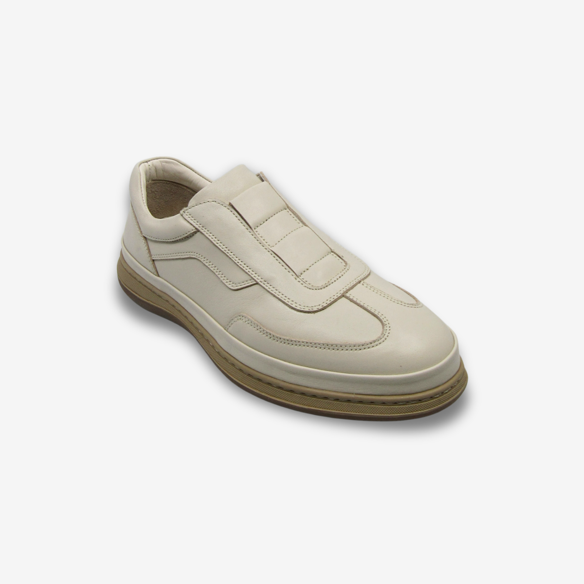 COMCERO MEN LEATHER SNEAKERS