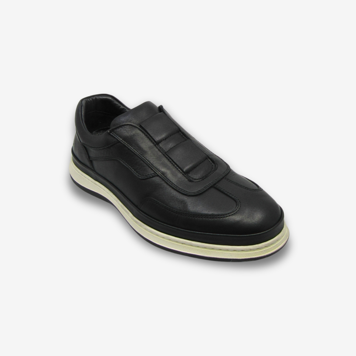 COMCERO MEN LEATHER SNEAKERS