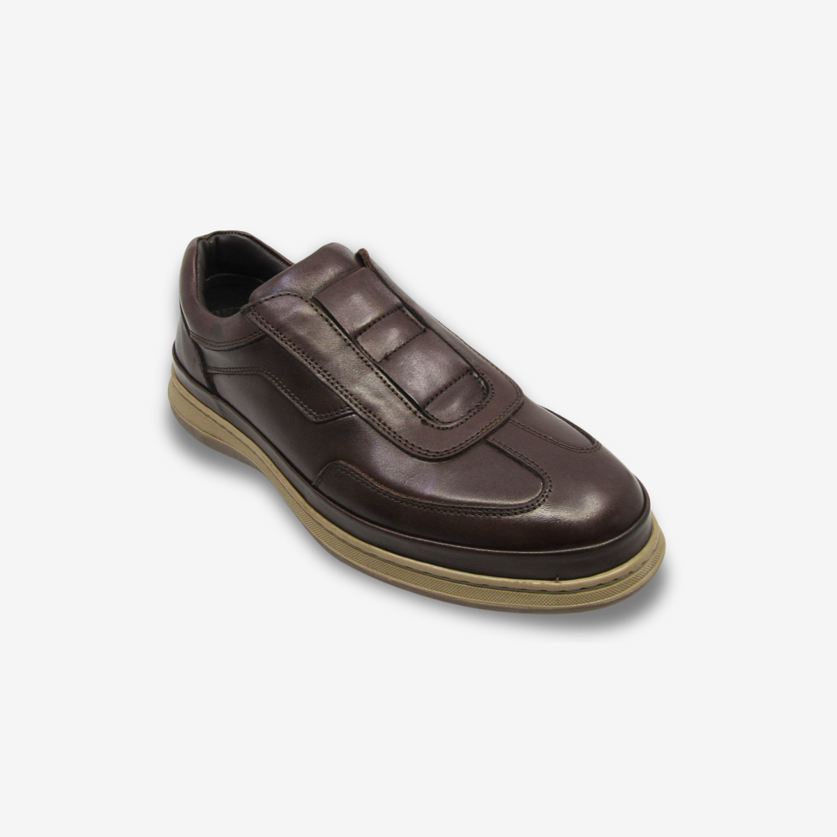 COMCERO MEN LEATHER SNEAKERS