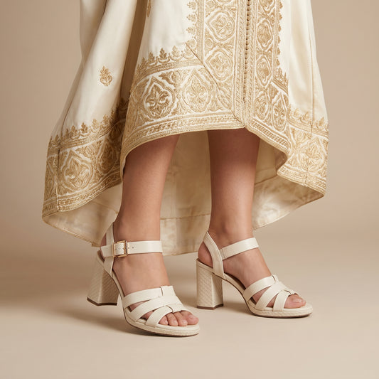 RAMARIM WOMEN MID HEEL SANDAL