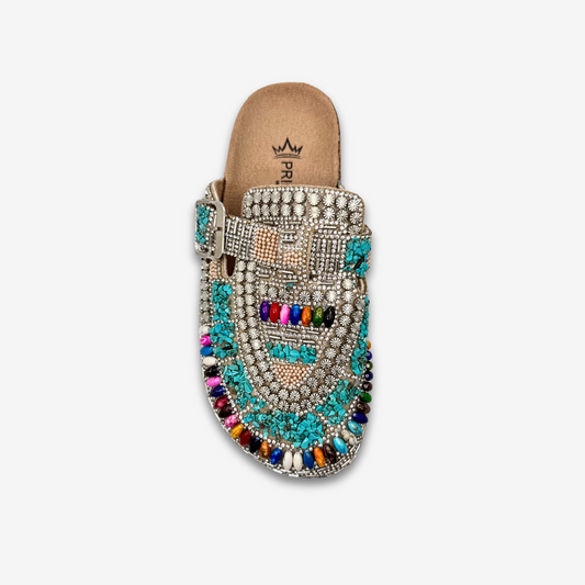 PRINCESS WOMAN FLAT MULES