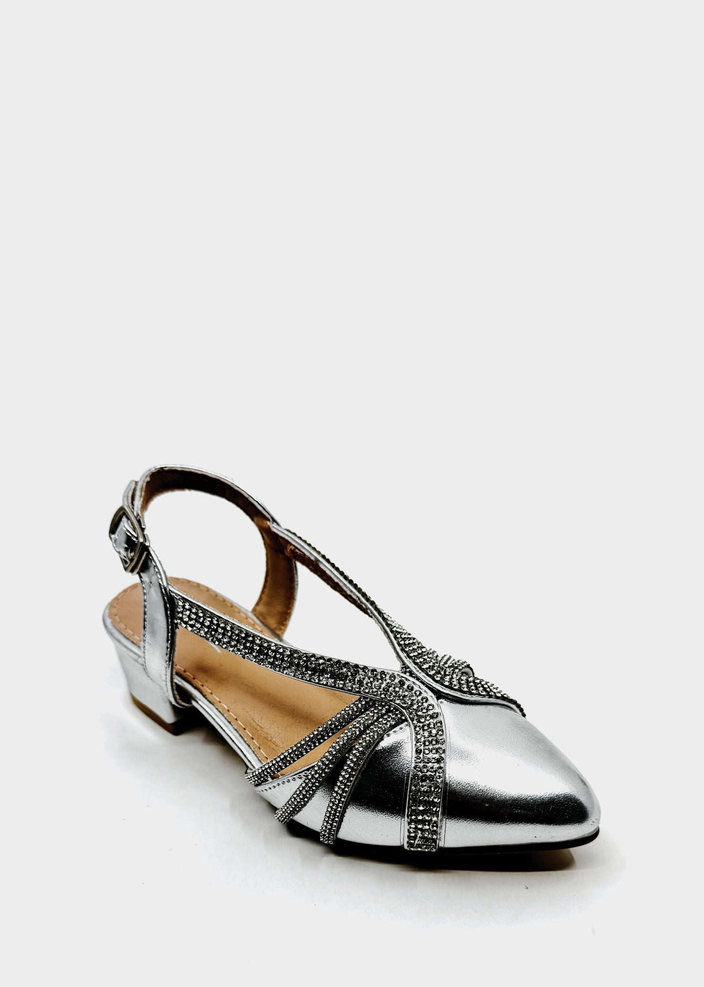 RIO SLINGBACK GIRLLS SMALL HEEL SHOES