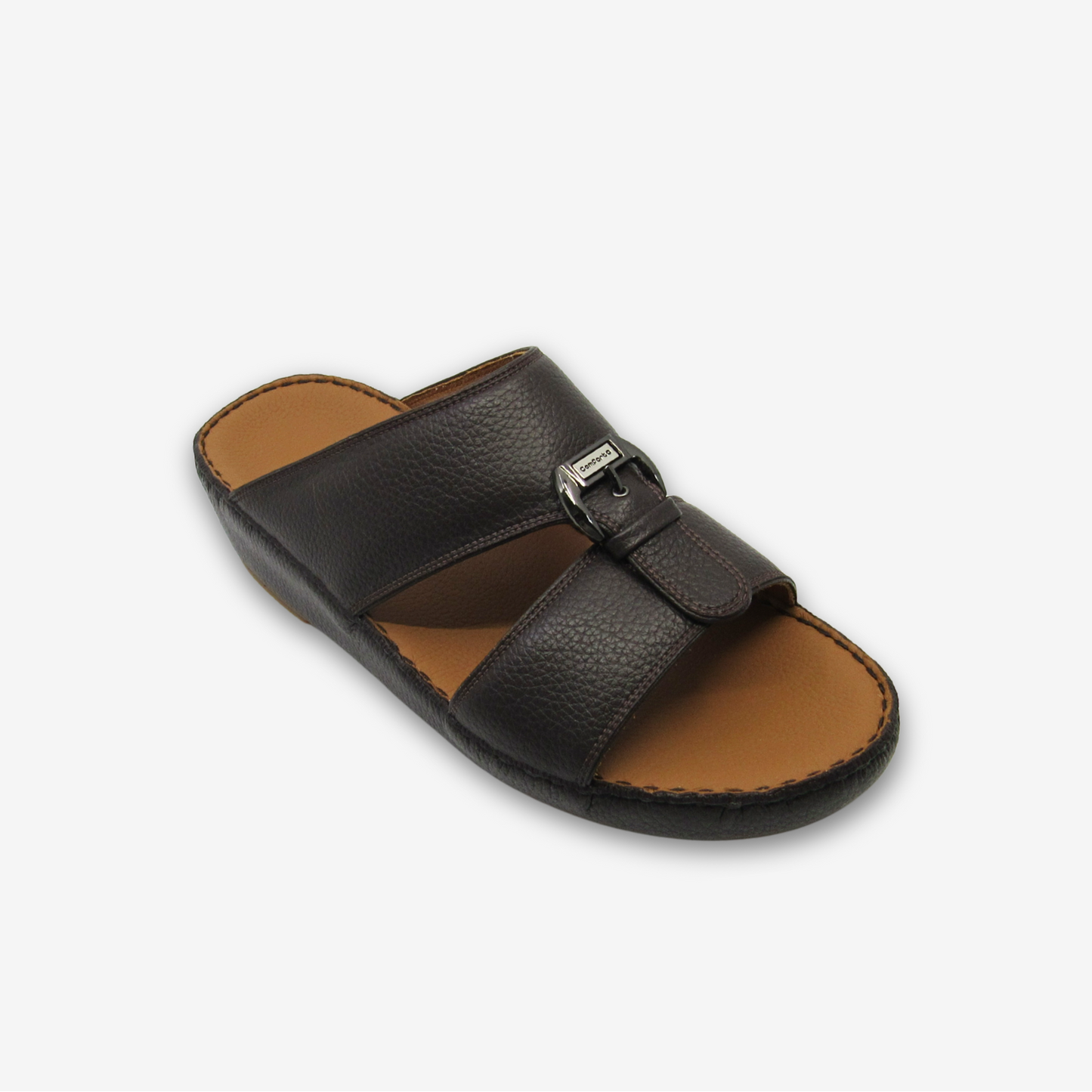 نعال رجالي مصنوع يدويًا من الجلد من كومفورتو