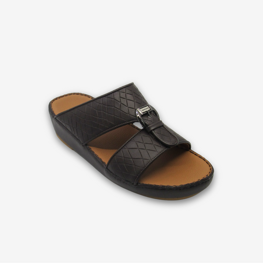نعال رجالي مصنوع يدويًا من الجلد من كومفورتو