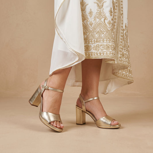 VIAMARTE WOMEN MID HEEL SANDAL