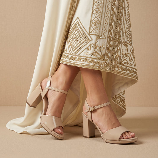 VIAMARTE WOMEN MID HEEL SANDAL