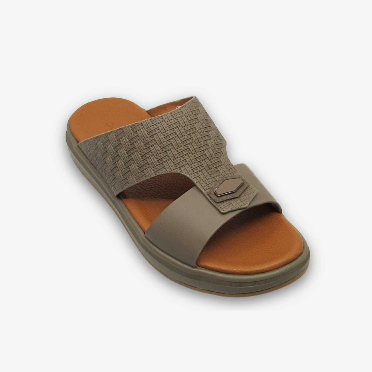 نعال رجالي من الجلد الطبيعي من كومفورتو