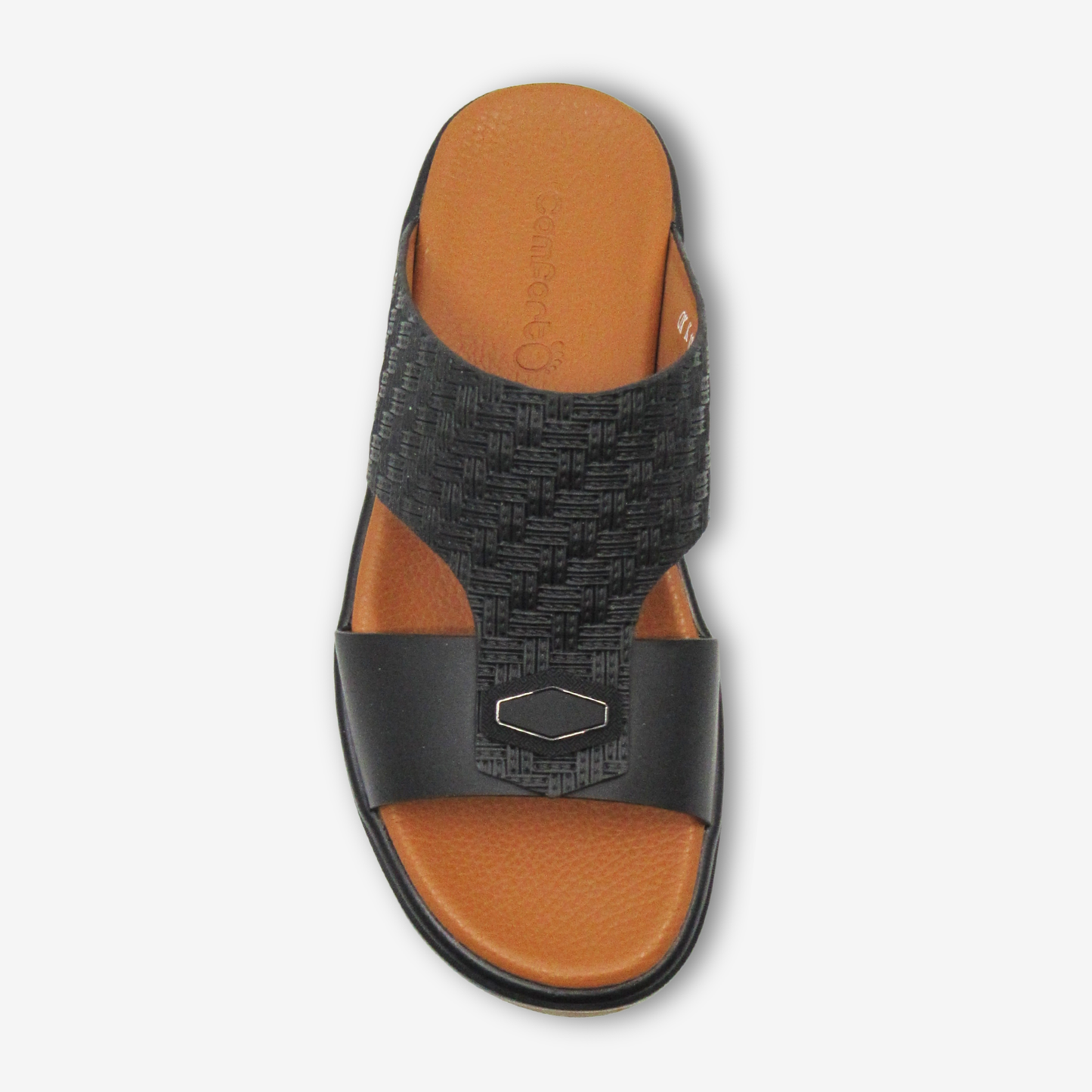 نعال رجالي من الجلد الطبيعي من كومفورتو