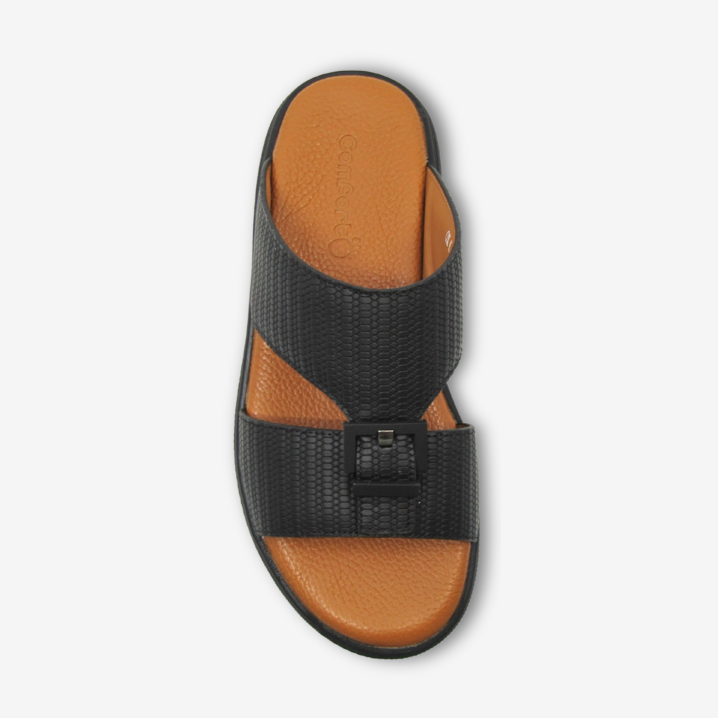 نعال رجالي من الجلد الطبيعي من كومفورتو