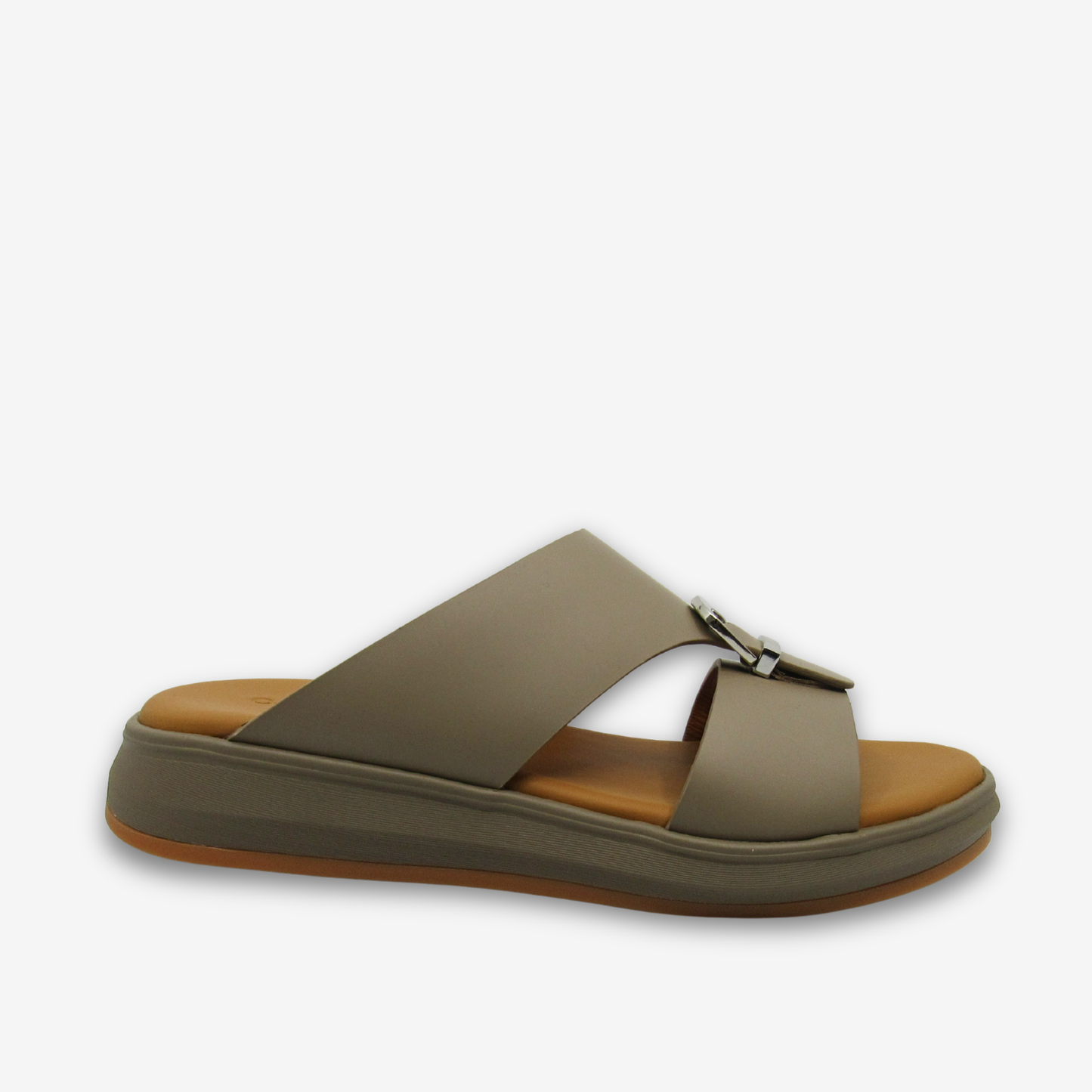 نعال رجالي من الجلد الطبيعي من كومفورتو