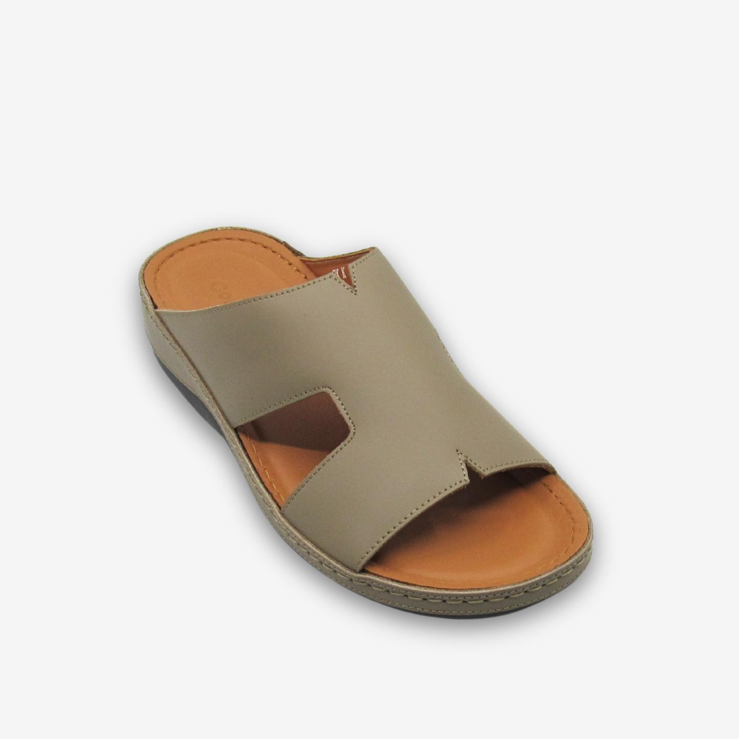 نعال رجالي من الجلد الطبيعي من كومفورتو
