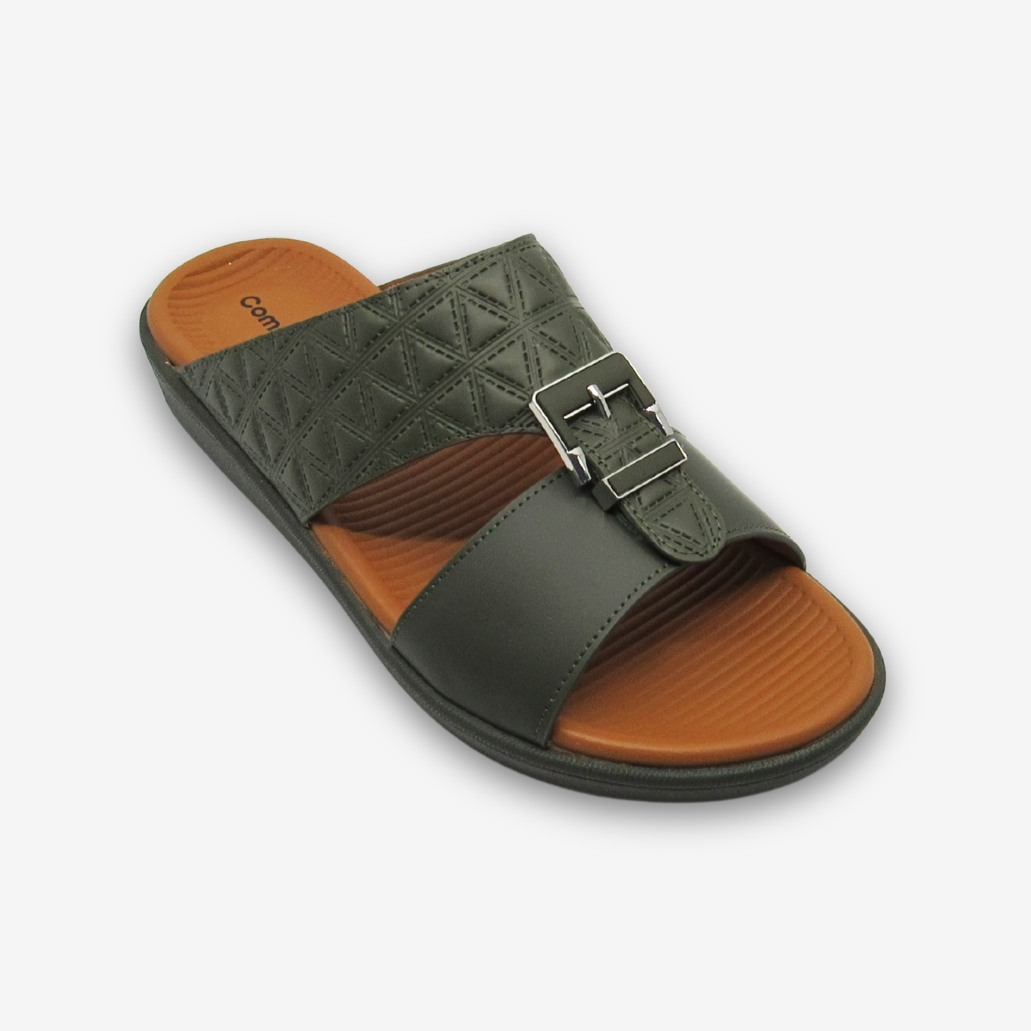 نعال رجالي من الجلد الطبيعي من كومفورتو
