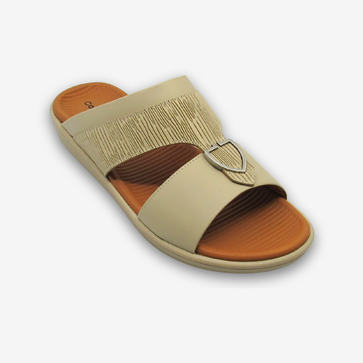 نعال رجالي من الجلد الطبيعي من كومفورتو