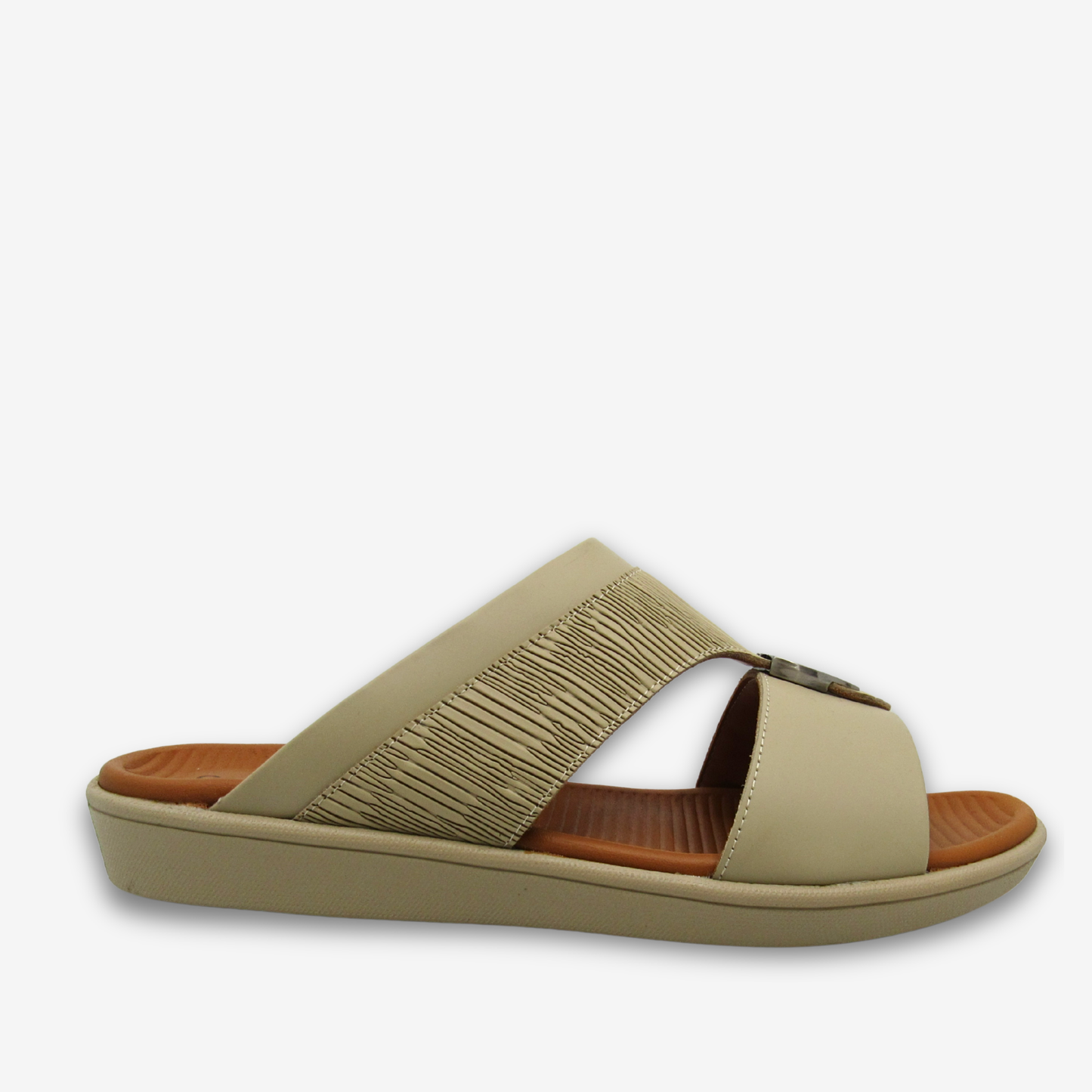 نعال رجالي من الجلد الطبيعي من كومفورتو