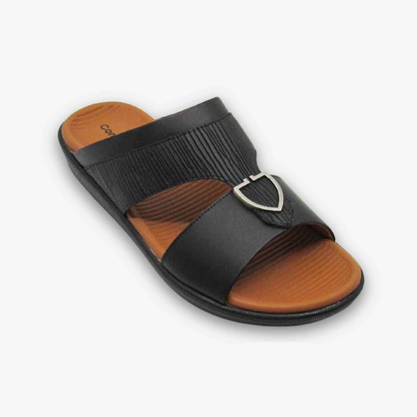 نعال رجالي من الجلد الطبيعي من كومفورتو