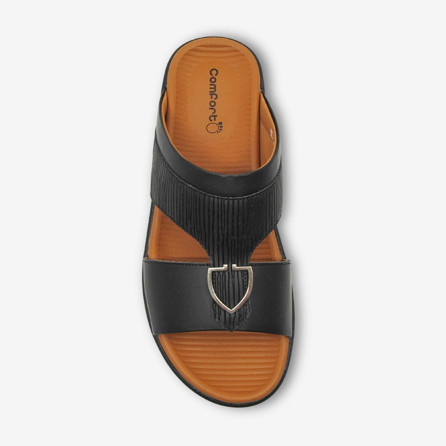 نعال رجالي من الجلد الطبيعي من كومفورتو