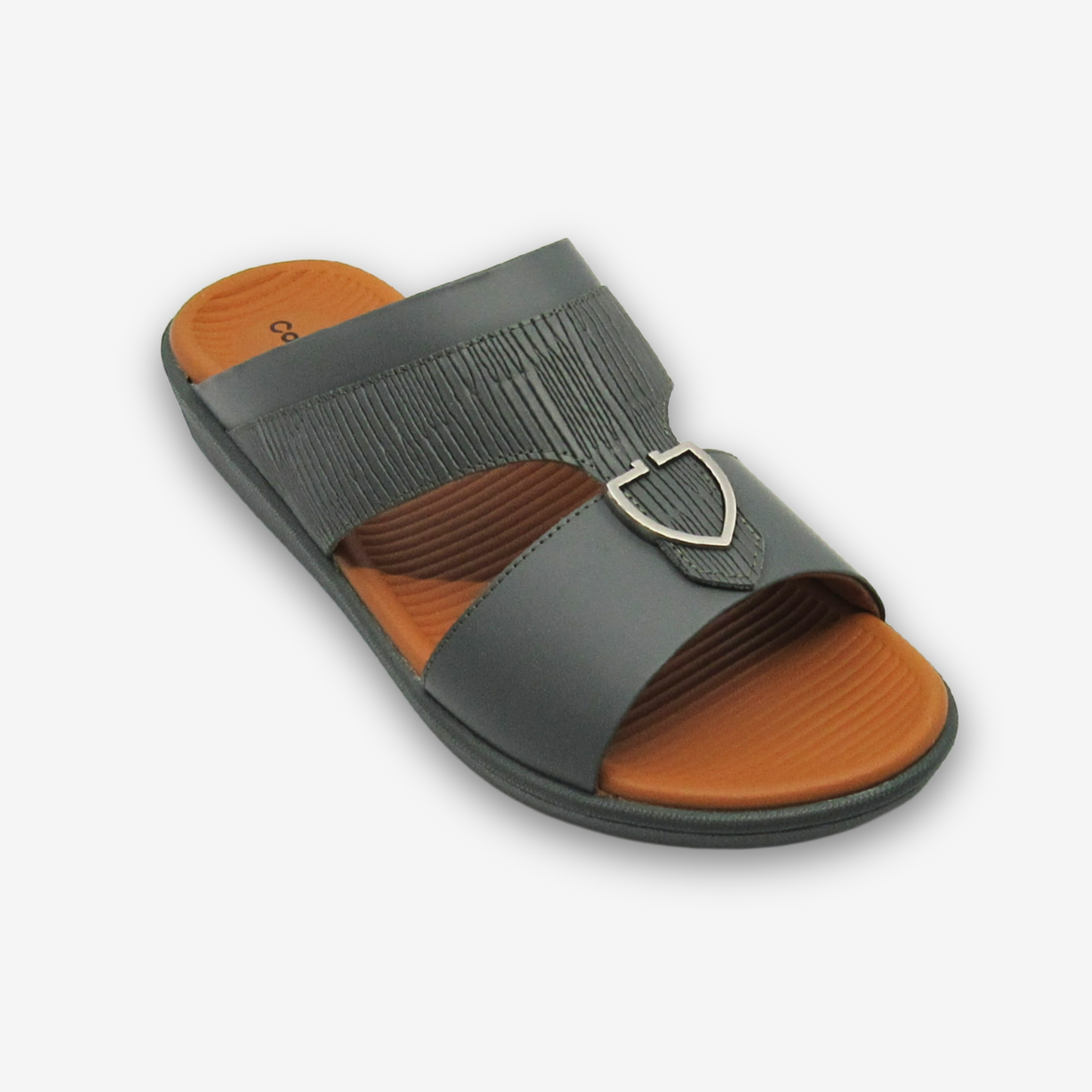 نعال رجالي من الجلد الطبيعي من كومفورتو