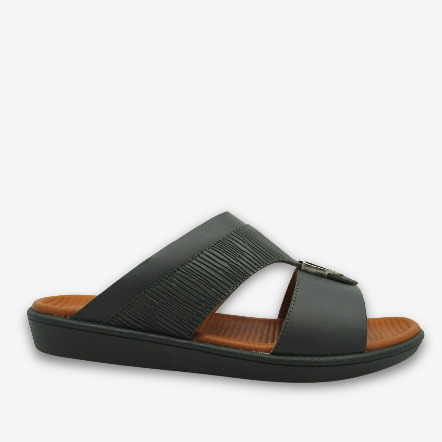 نعال رجالي من الجلد الطبيعي من كومفورتو