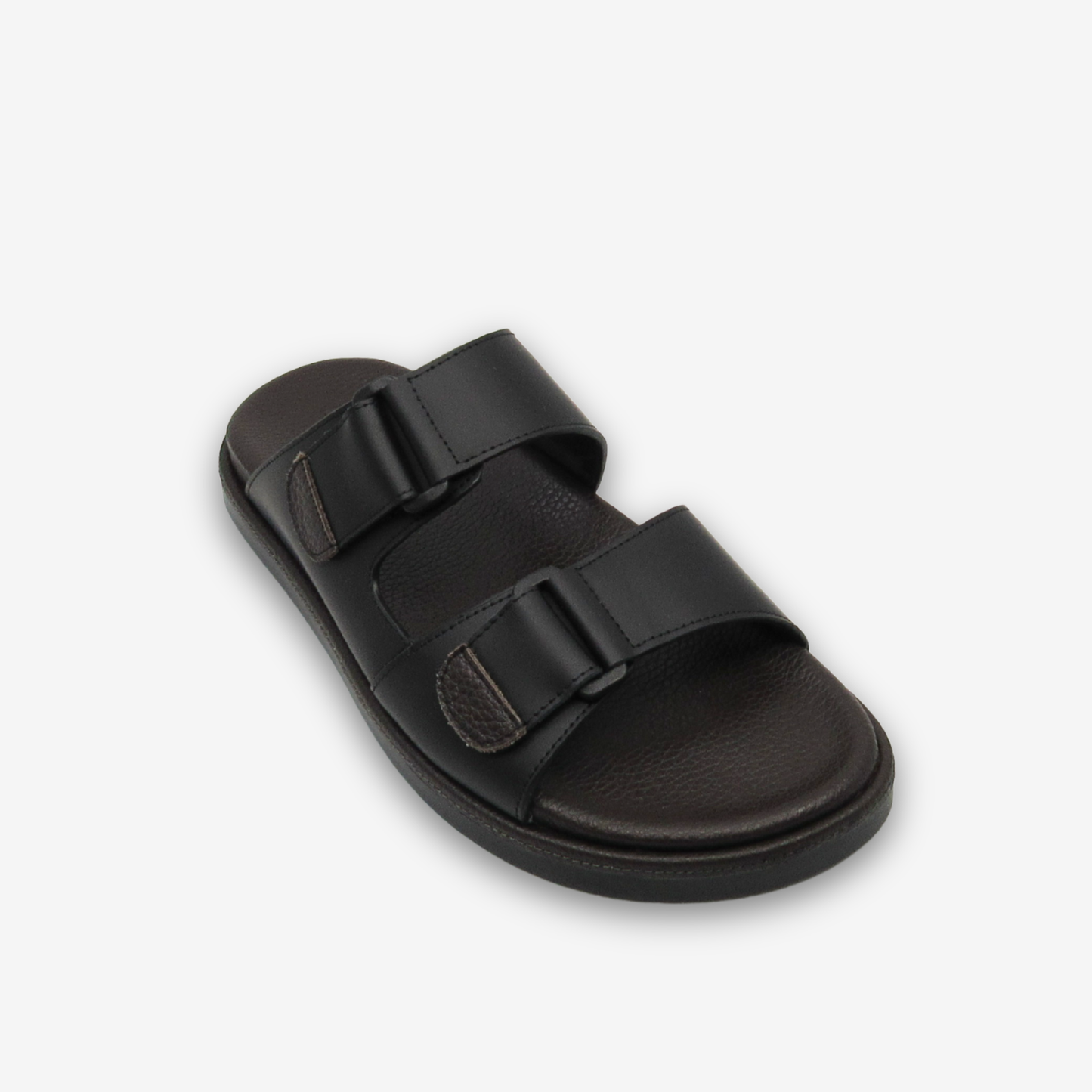 نعال رجالي من الجلد الطبيعي من كومفورتو